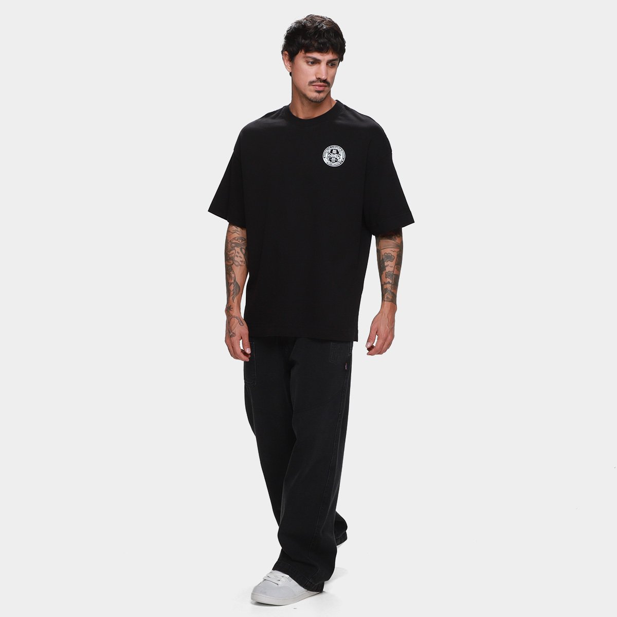 Camiseta Santos Oversized 013 Masculina - 4