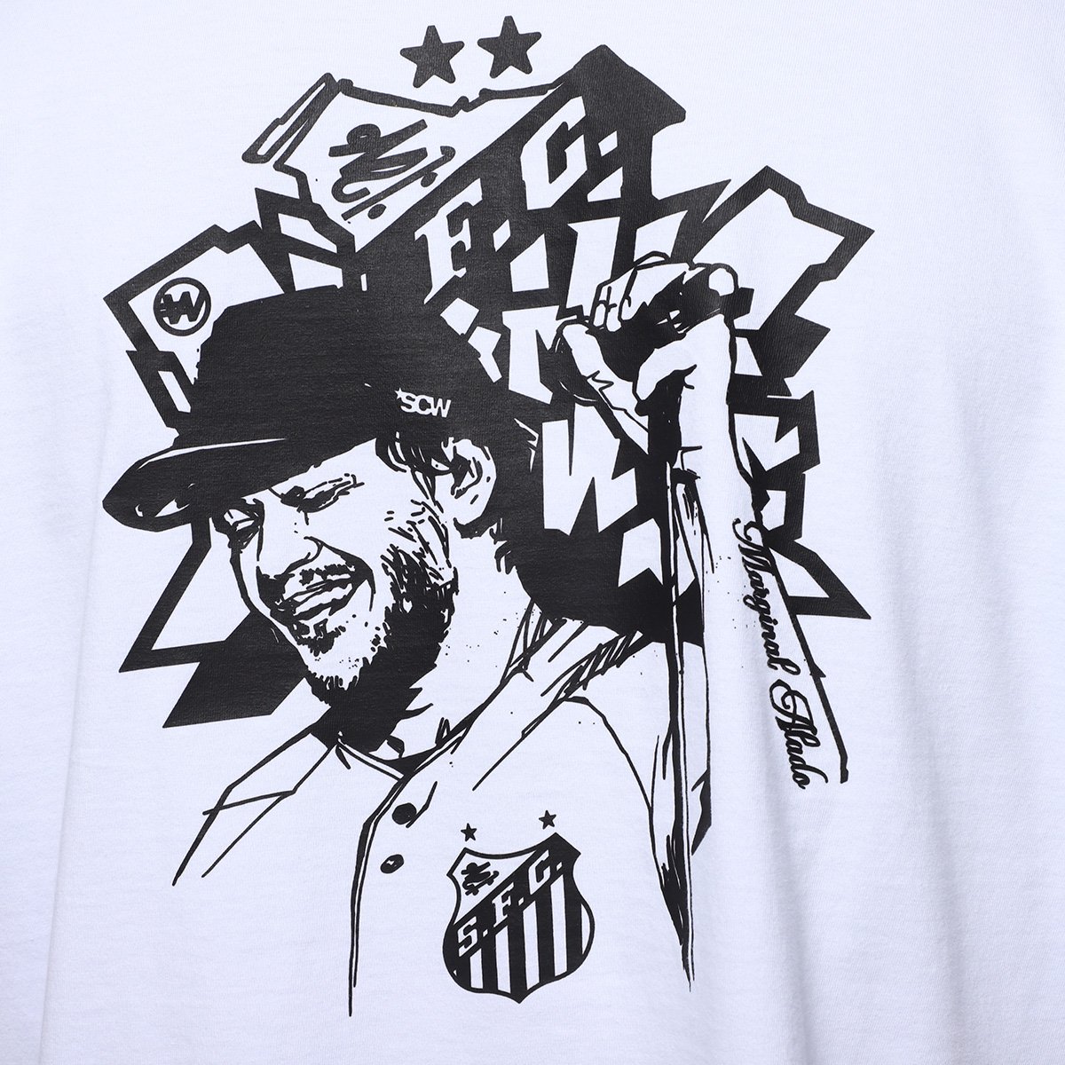 Camiseta Santos Oversized Eterno Masculina - 3