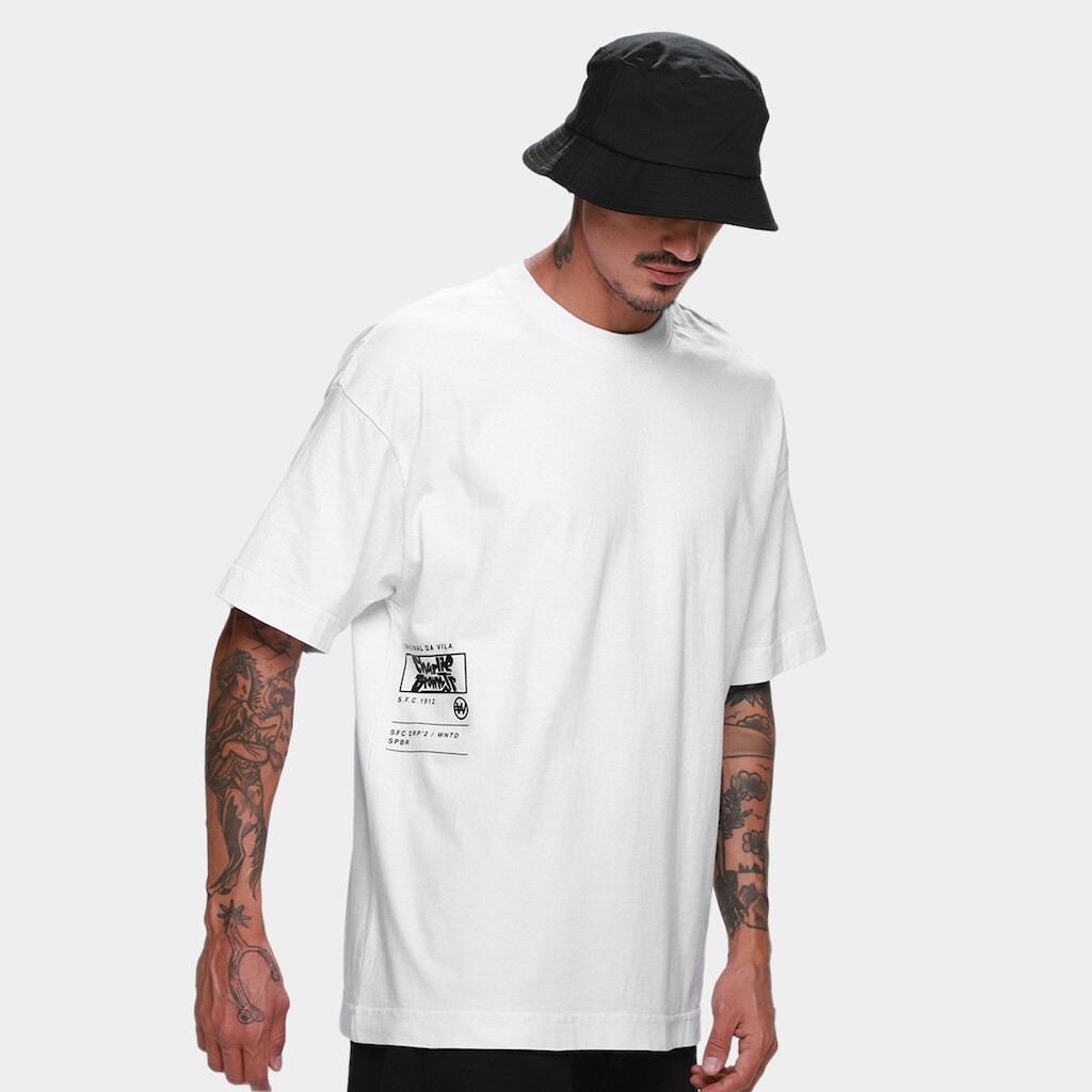 Camiseta Santos Oversized Masculina