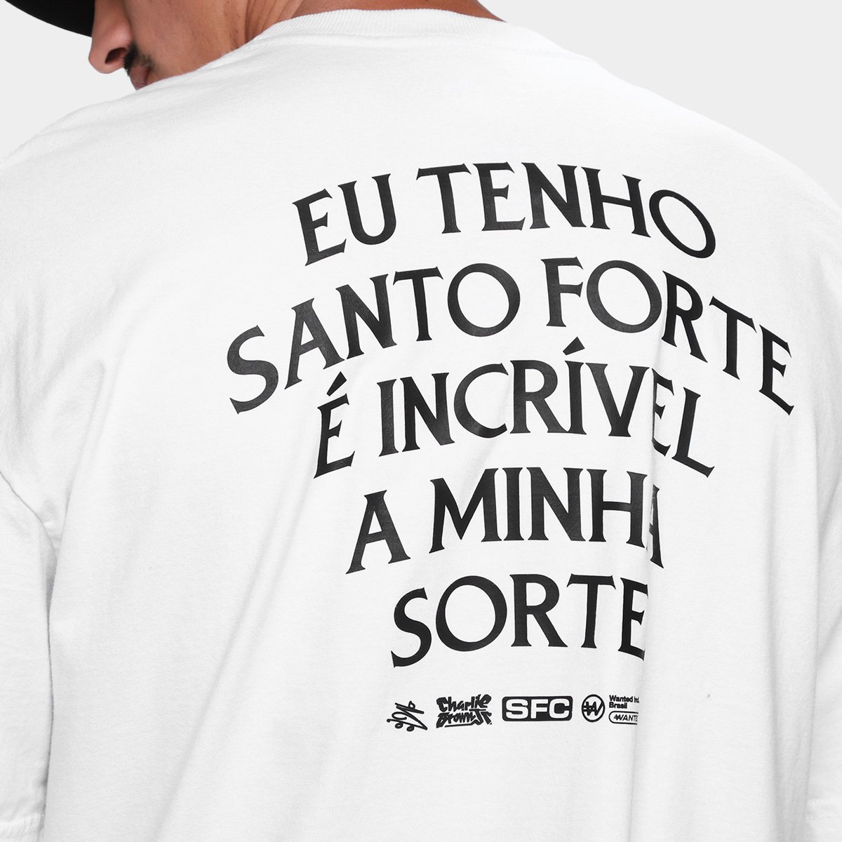 Camiseta Santos Oversized Masculina - 3