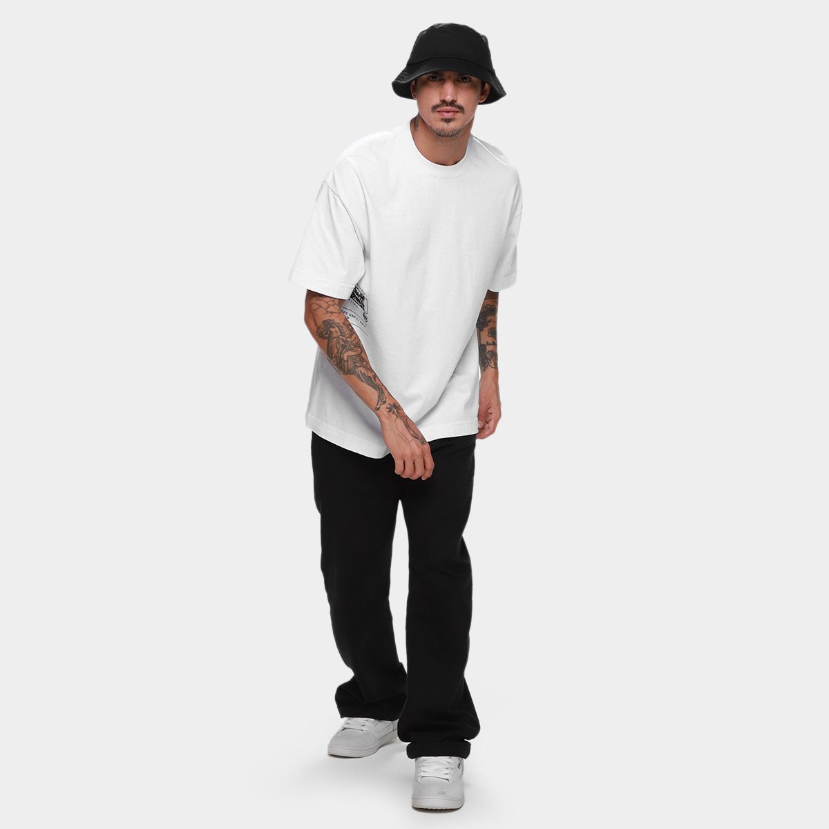 Camiseta Santos Oversized Masculina - 4