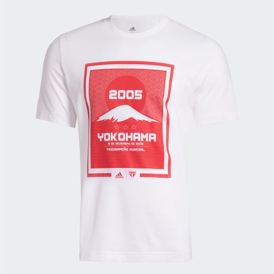 Camiseta São Paulo 2005 Yokohama Adidas Masculina - Branco é ruim? Camiseta São Paulo 2005 Yokohama Adidas Masculina - Branco é boa?