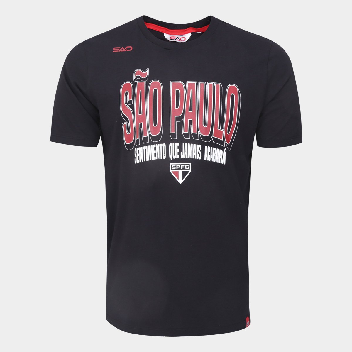 Camiseta São Paulo Casual Masculina Menor preço em Camiseta São Paulo Casual Masculina
