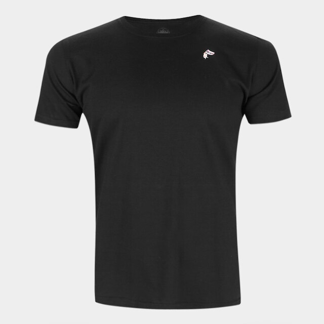 Camiseta São Paulo Logo Mascote Masculina - Preto é boa?