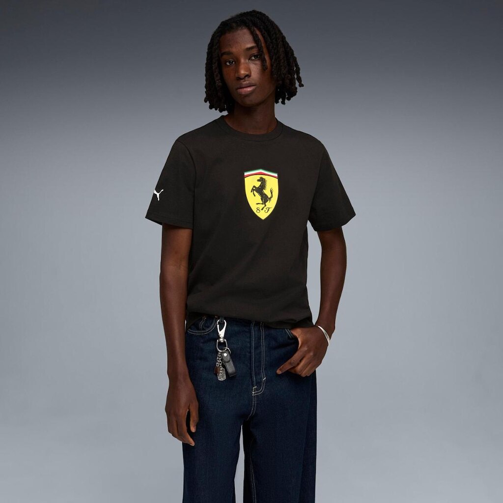 Camiseta Scuderia Ferrari Coloured Shield Masculina