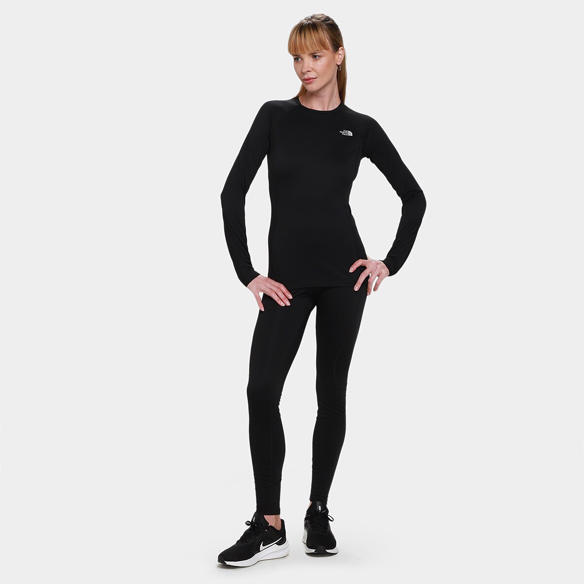 Camiseta Segunda Pele The Nort Face Warm Crew Feminina - 3