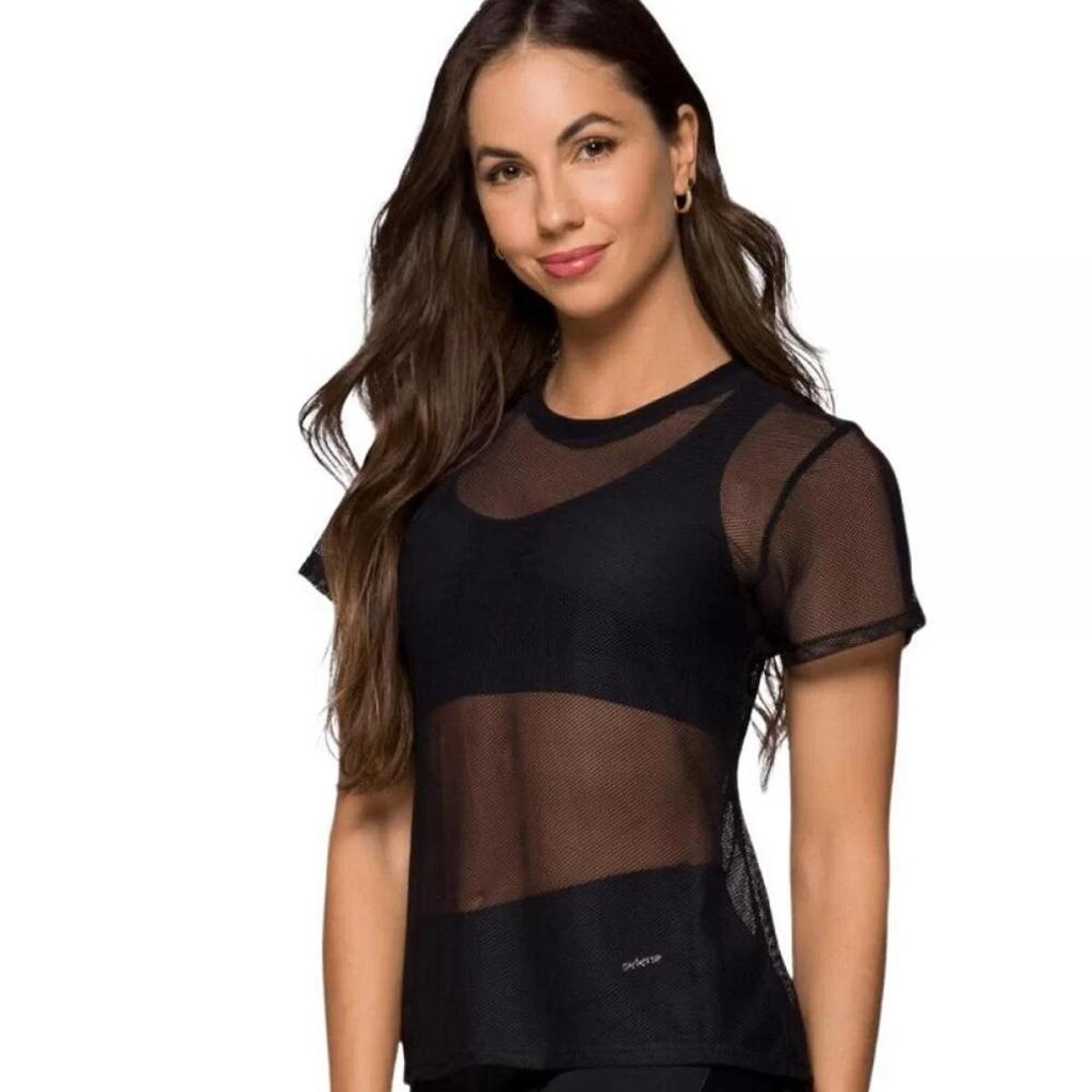 Camiseta Selene Tela - Preta 24834.001