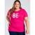 Camiseta Serena Plus Size Algodão Feminina - Pink
