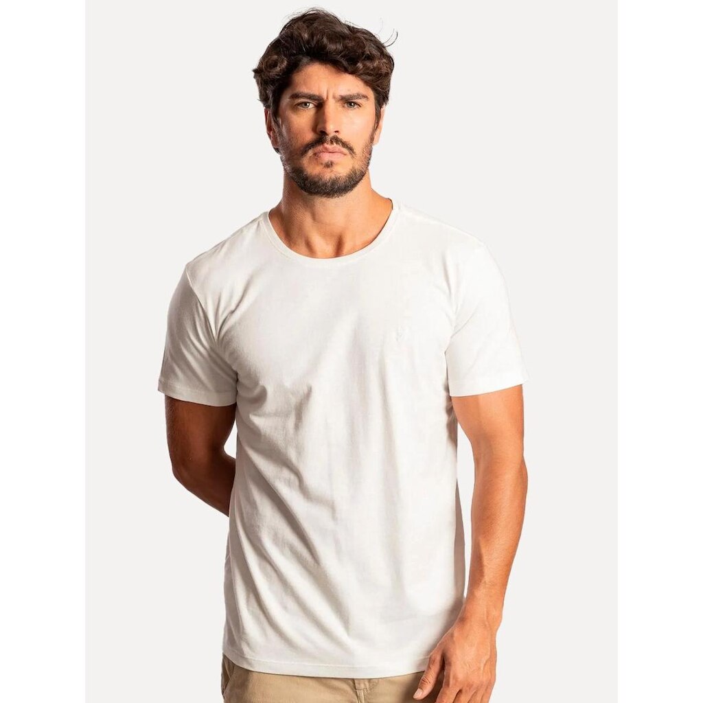 Camiseta Sergio K Masculina Limoncello Menu Off-White
