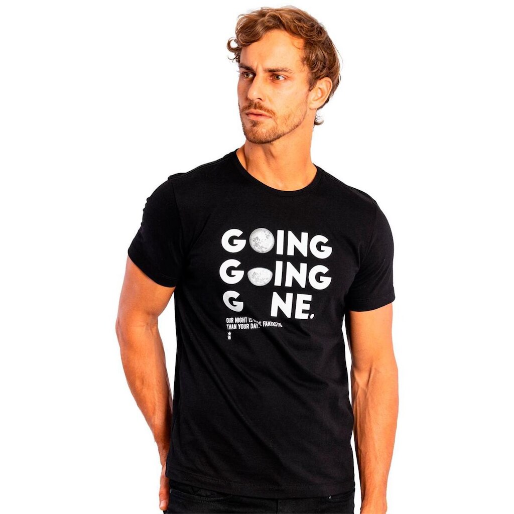 Camiseta Sergio K Masculina Moon Going Preta