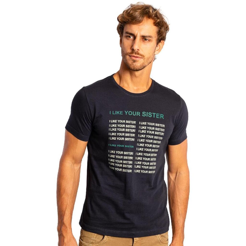 Camiseta Sergio K Masculina Sister Preta