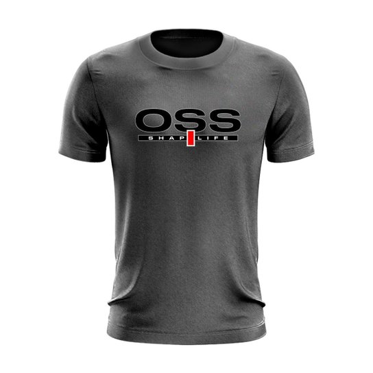Camiseta Shap Life Jiu Jitsu OSS Academia Treino Chão - Chumbo Menor preço em Camiseta Shap Life Jiu Jitsu OSS Academia Treino Chão - Chumbo
