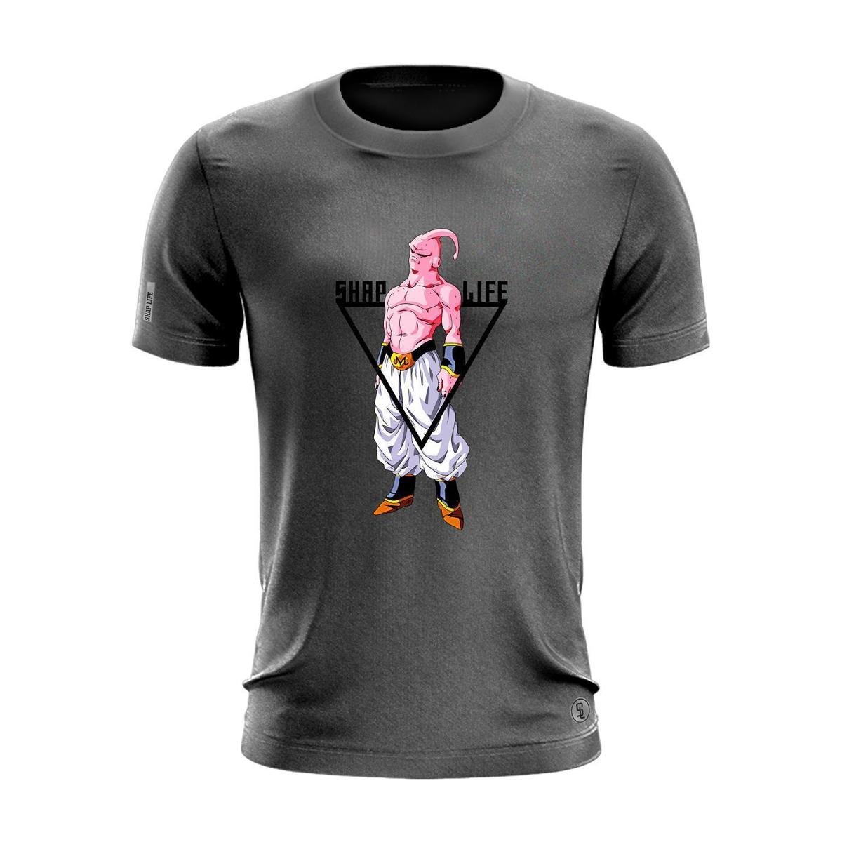 Camiseta Shap Life Majin Boo Shape Academia Corrida Gym - Chumbo | Netshoes