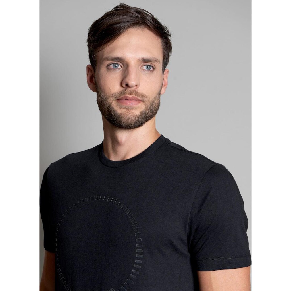 Camiseta Signature Estampada Circle Preta