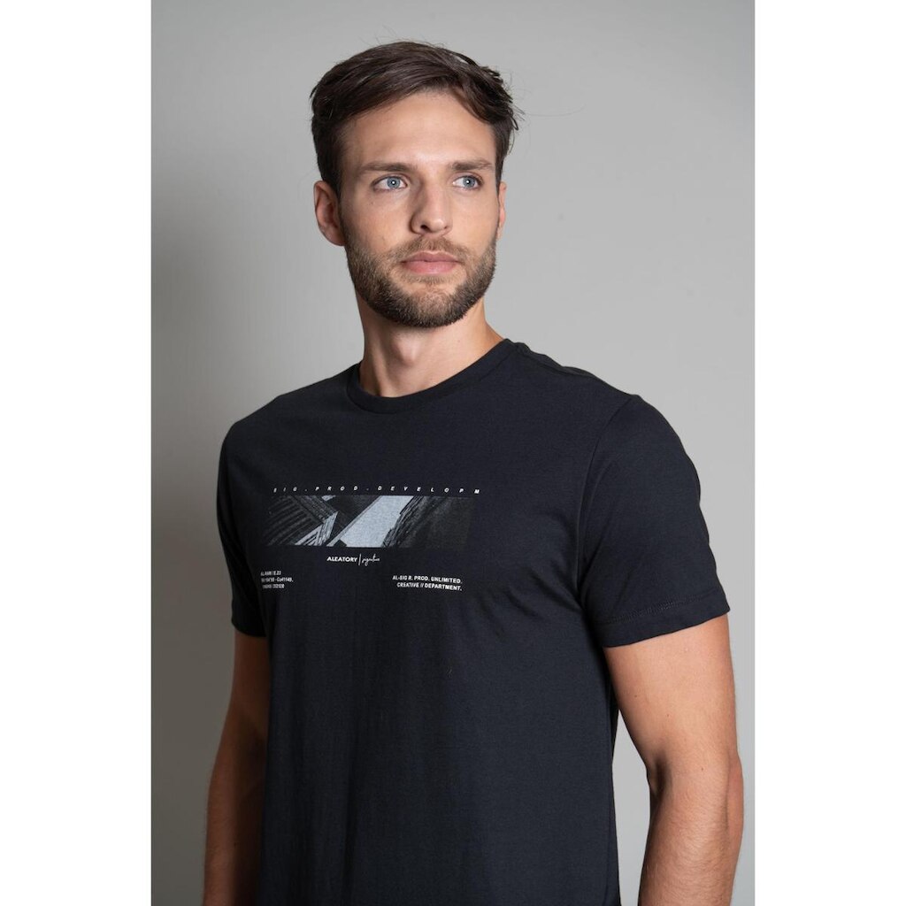 Camiseta Signature Estampada Creative Dept. Preta