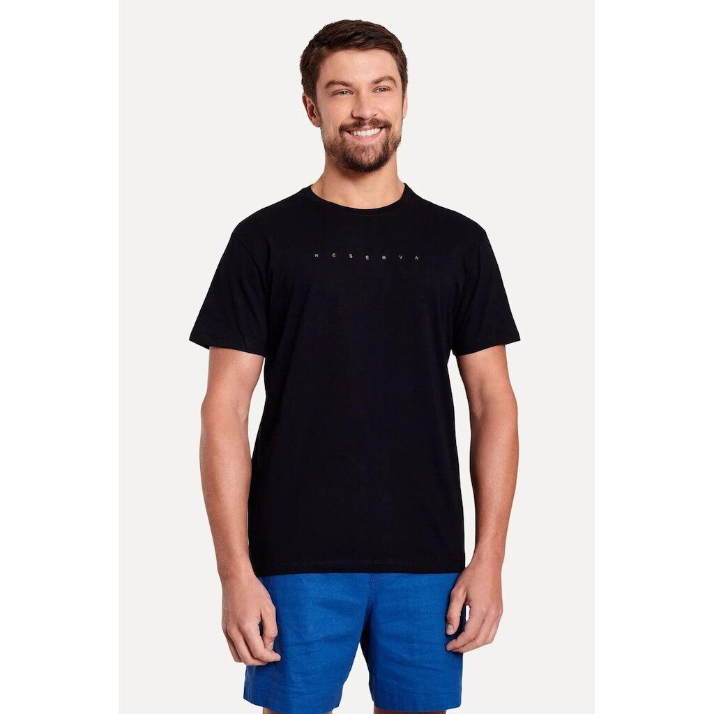 Camiseta Slim Estampa Reserva Jeans Gold