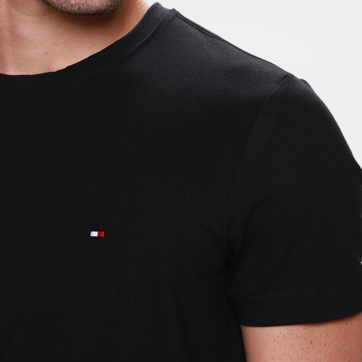 Camiseta Slim Tommy Hilfiger Stretch Fit Masculina - 2