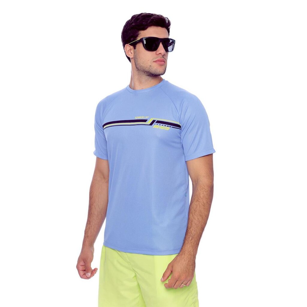 Camiseta Speed Lines - AZUL CÉU