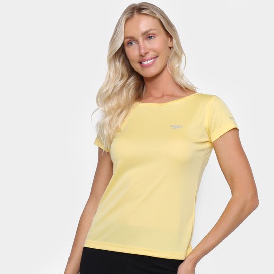 Camiseta Speedo Interlock Canoa Feminina - Amarelo é ruim? Camiseta Speedo Interlock Canoa Feminina - Amarelo é boa?