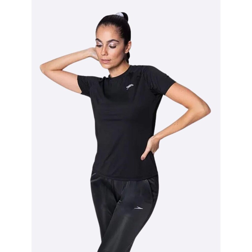 Camiseta Speedo Movement Runner Feminina Preta