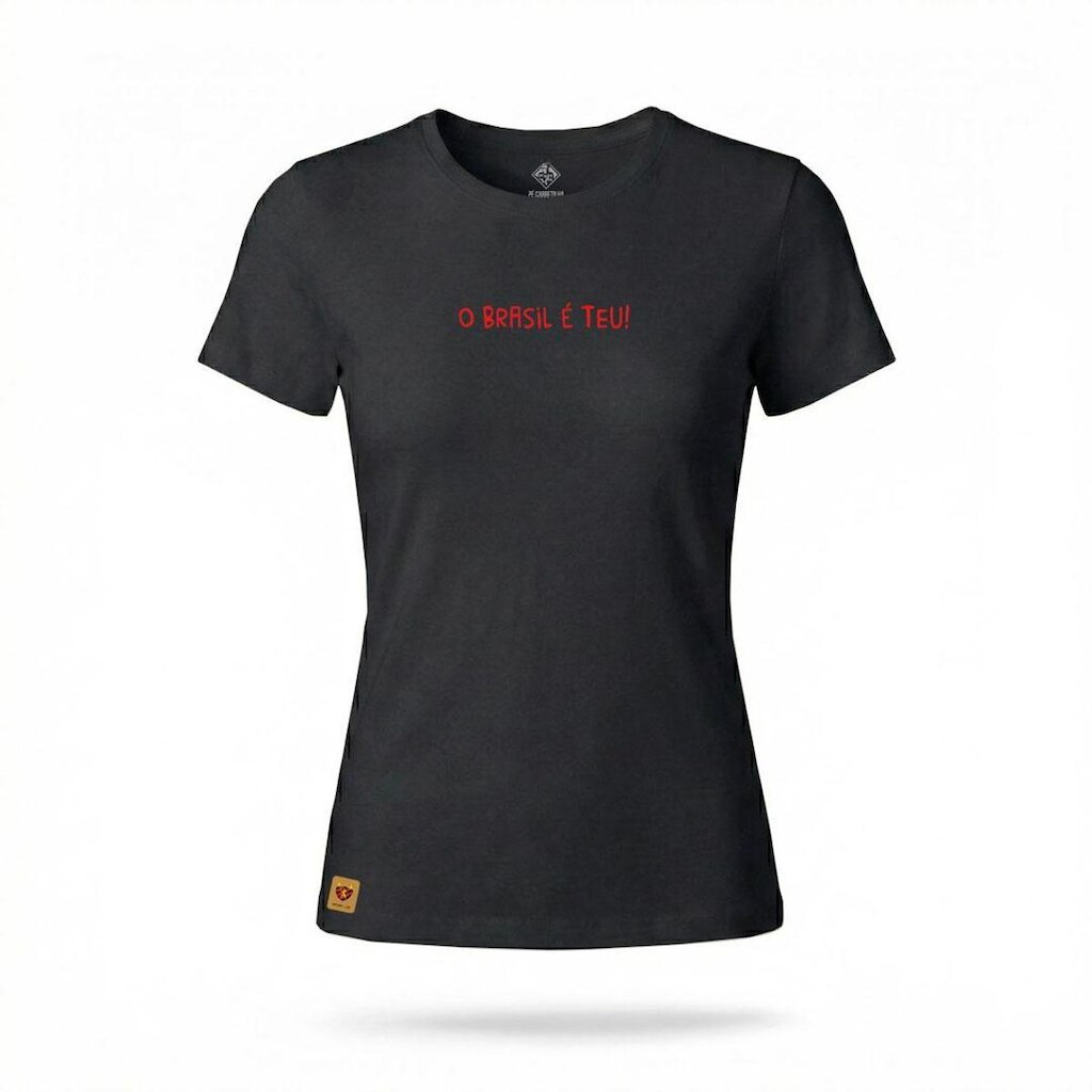 Camiseta Sport | O BRASIL É TEU - Feminina | Zé Carretilha