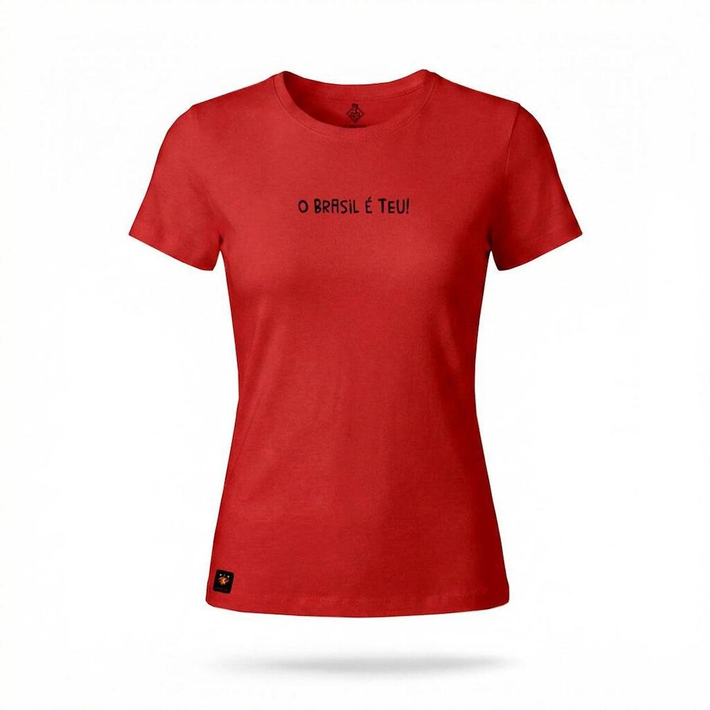 Camiseta Sport | O BRASIL É TEU - Feminina | Zé Carretilha