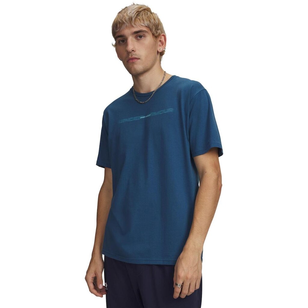 Camiseta Sportstyle Under Armour Blur Wordmark Masculina