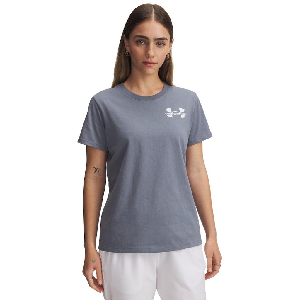 Camiseta Sportstyle Under Armour Left Chest Logo Feminina P Branco