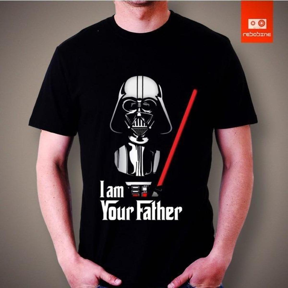 Camiseta Star Wars Darth Vader Poderoso Chefão Filme Menor preço em Camiseta Star Wars Darth Vader Poderoso Chefão Filme