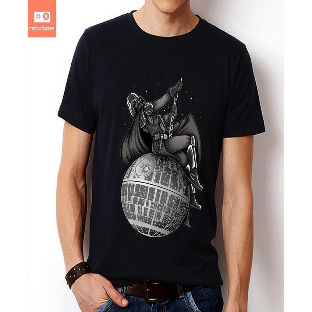 Camiseta Star Wars Darth Vader Wrecking Ball Camisa Algodão