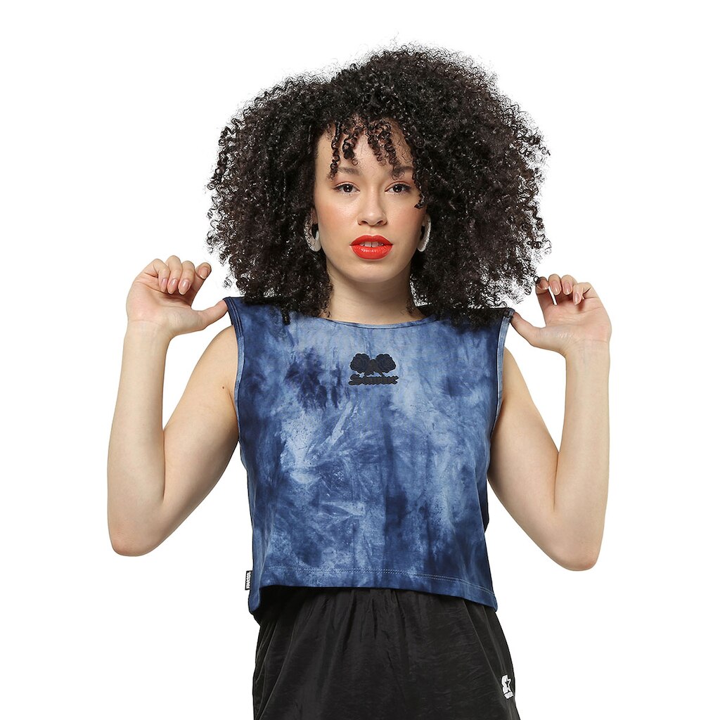 Camiseta Starter Cropped Tinturada