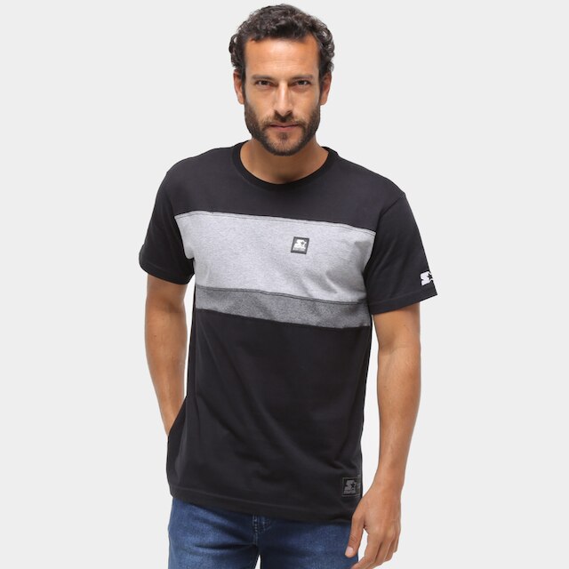 Camiseta Starter Especial Blocks Masculina - Preto é boa?