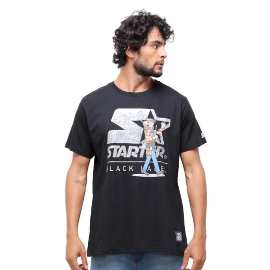 Camiseta Starter Wally Travels - Preto é ruim? Camiseta Starter Wally Travels - Preto é boa?