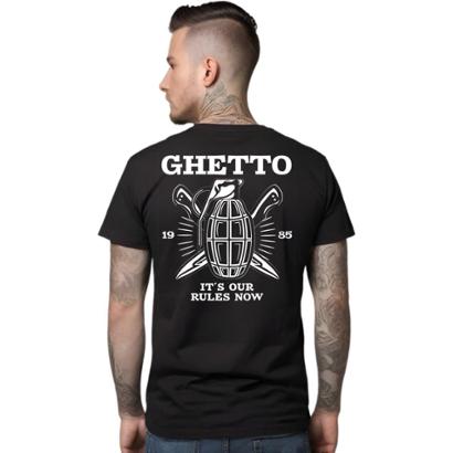 Camiseta Stompy Streetwear Ghetto Moda Masculina - Preto | Netshoes