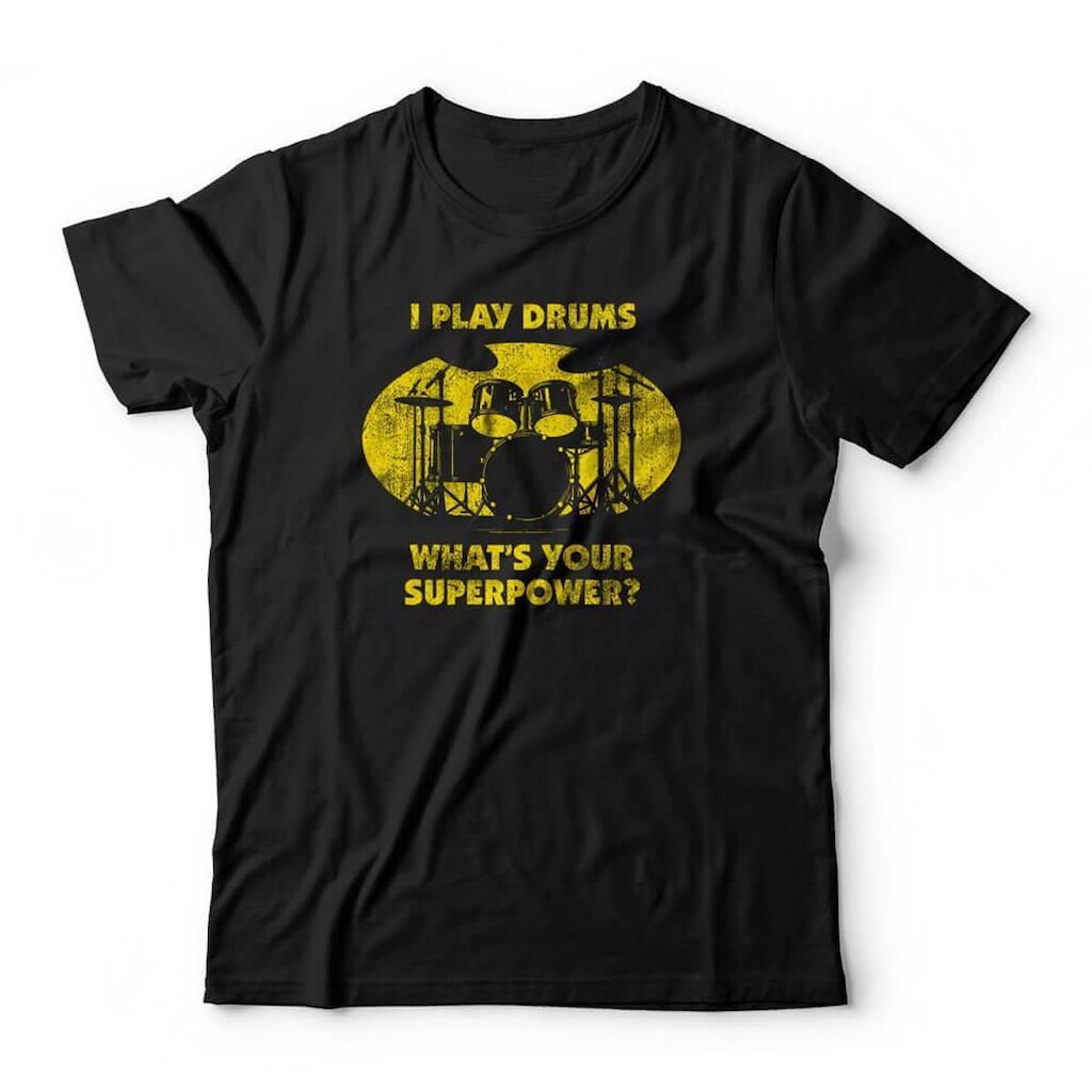 Camiseta Studio Geek Bat Drums Masculino