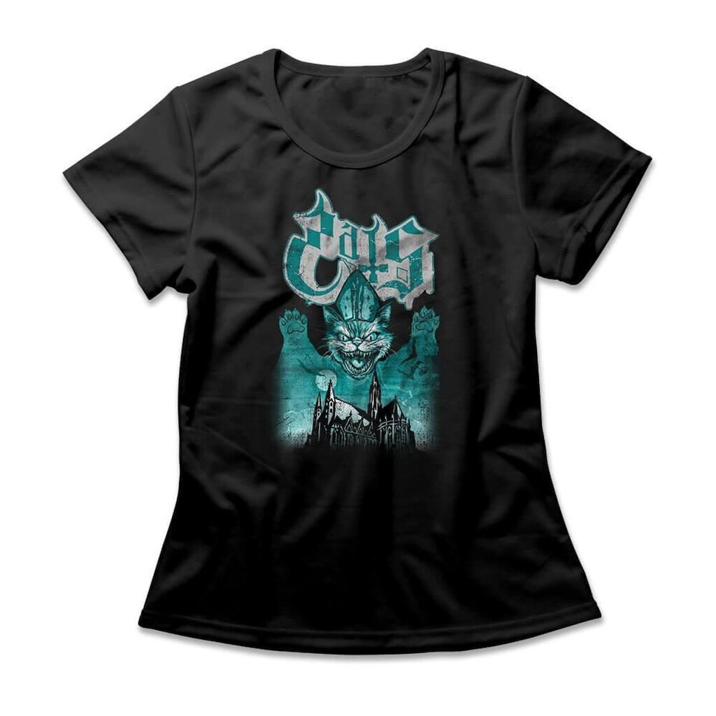 Camiseta Studio Geek Cats Ghost Feminino