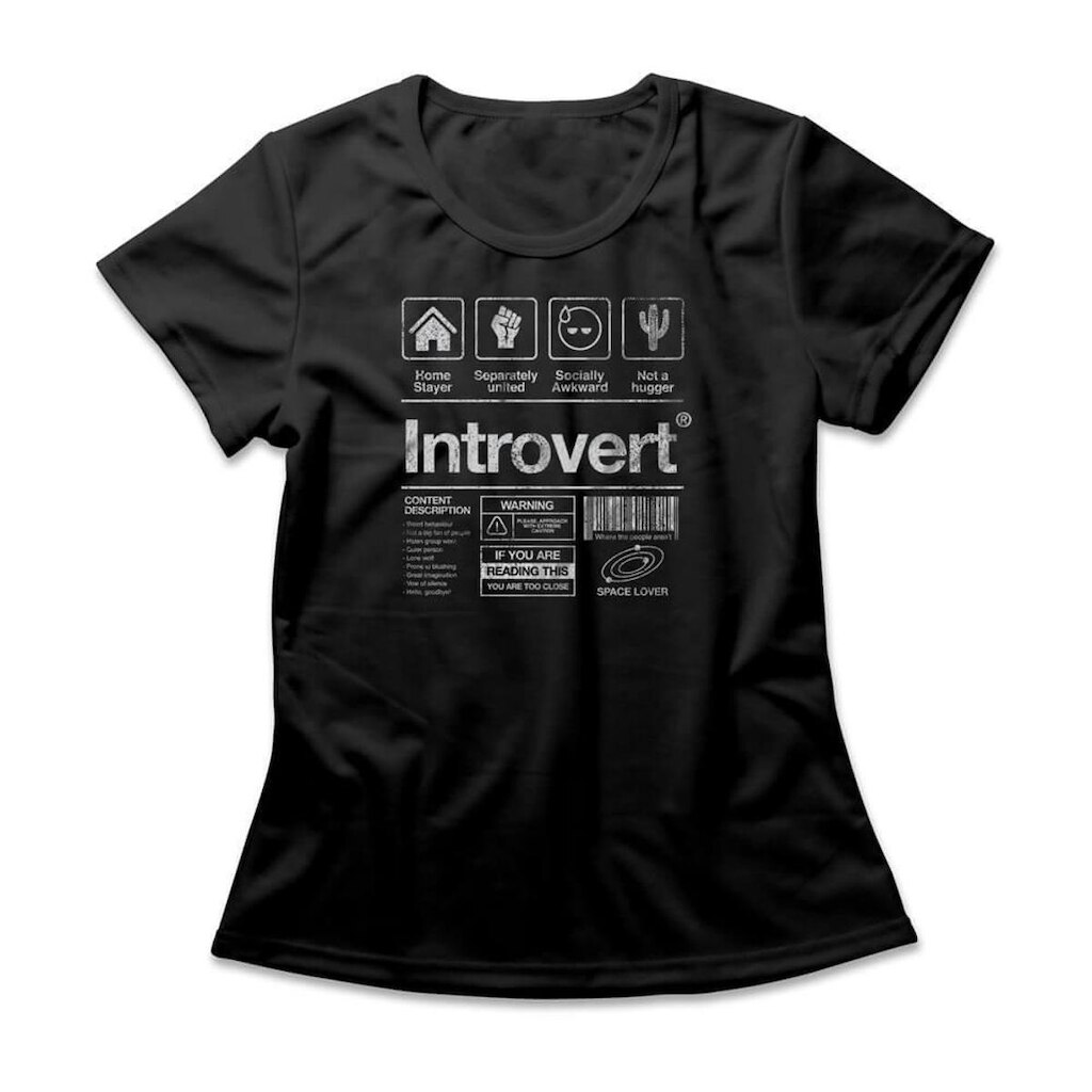 Camiseta Studio Geek Introvertido Feminino