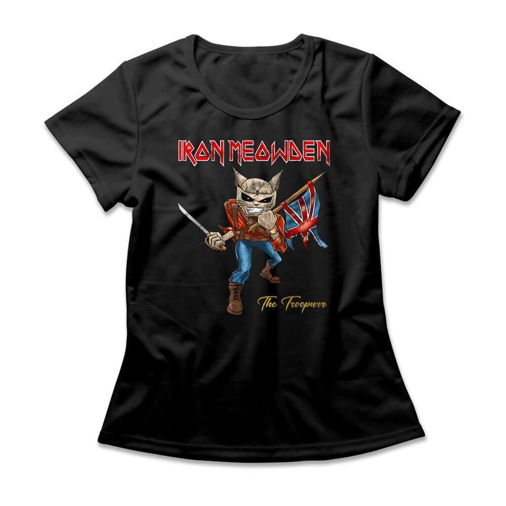 Camiseta Studio Geek Iron Meowden Feminino