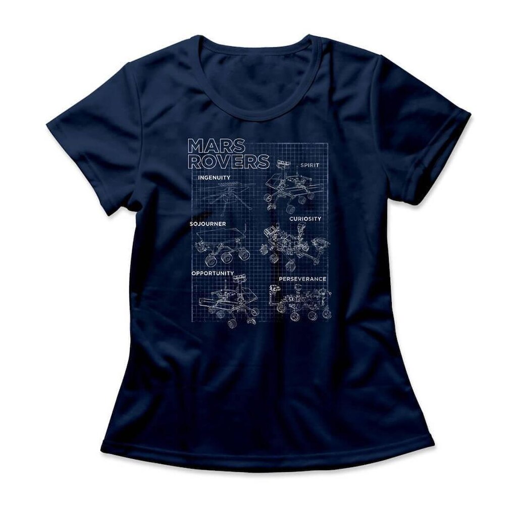 Camiseta Studio Geek Mars Rovers Feminino