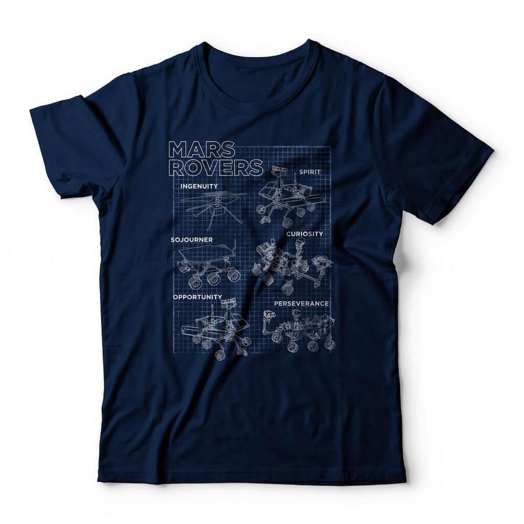 Camiseta Studio Geek Mars Rovers Masculino