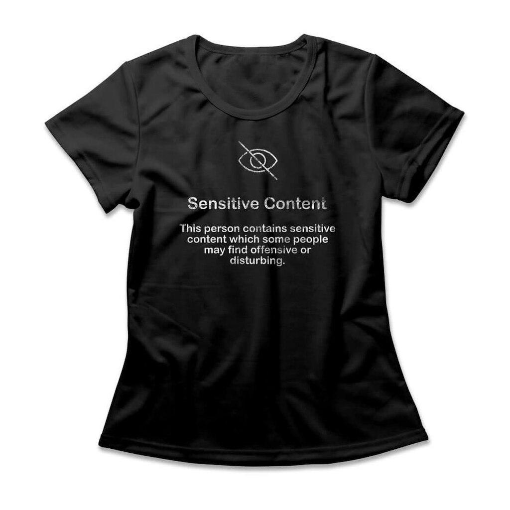 Camiseta Studio Geek Sensitive Content Feminino