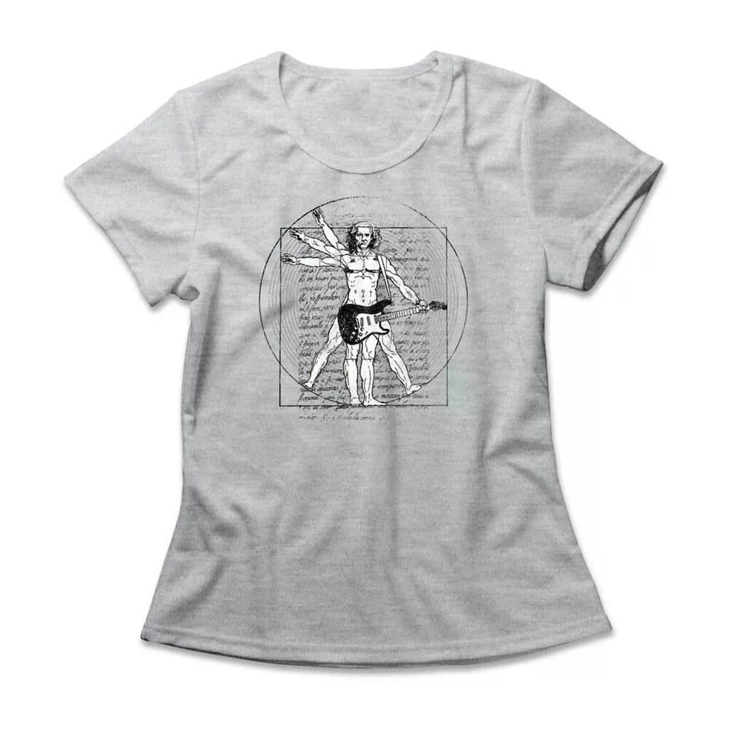 Camiseta Studio Geek Vitruvian Rock Feminino