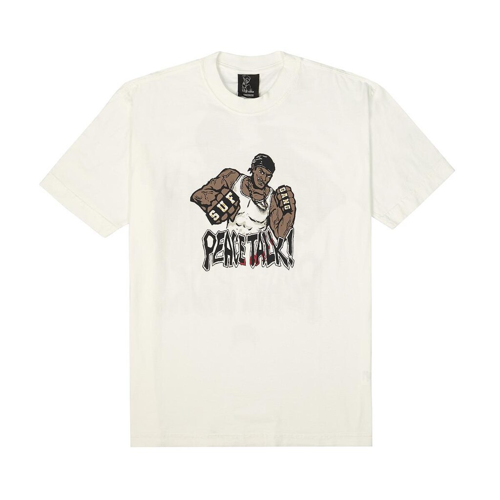Camiseta Sufgang Modelo Peace Talk Off White