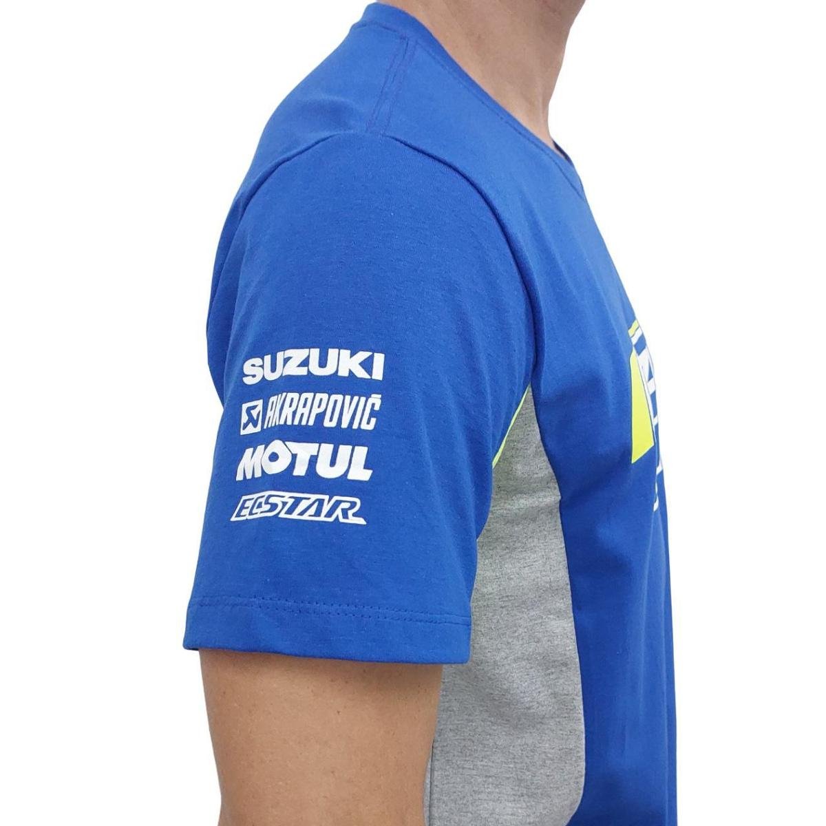 Camiseta Suzuki Ecstar Moto GP Azul Royal 262 Azul Netshoes