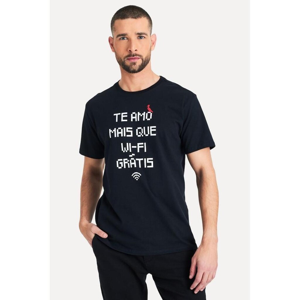 Camiseta Te Amo Mais Que Wi Fi Reserva