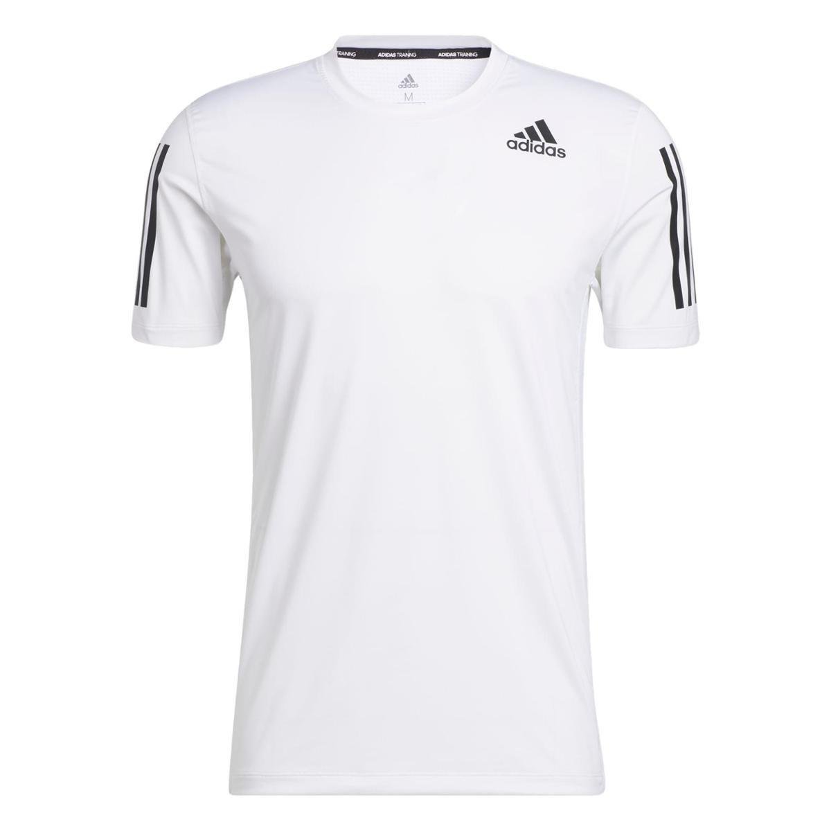 Camiseta Techfit 3-Stripes Fitted Adidas Menor preço em Camiseta Techfit 3-Stripes Fitted Adidas