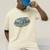Camiseta Techmalhas Estampada Oversized Premium Masculina - Off White