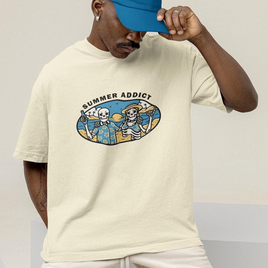 Camiseta Techmalhas Estampada Oversized Premium Masculina