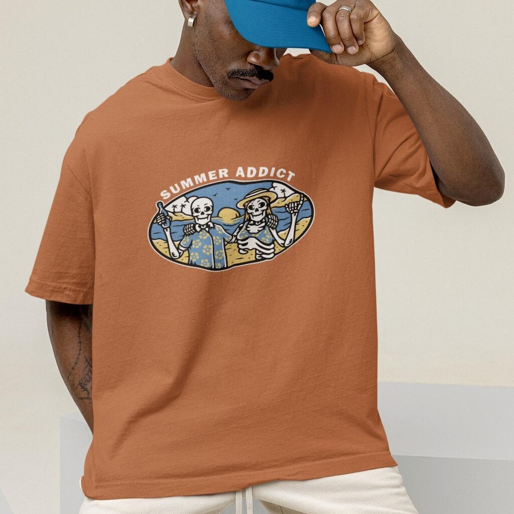 Camiseta Techmalhas Estampada Oversized Premium Masculina