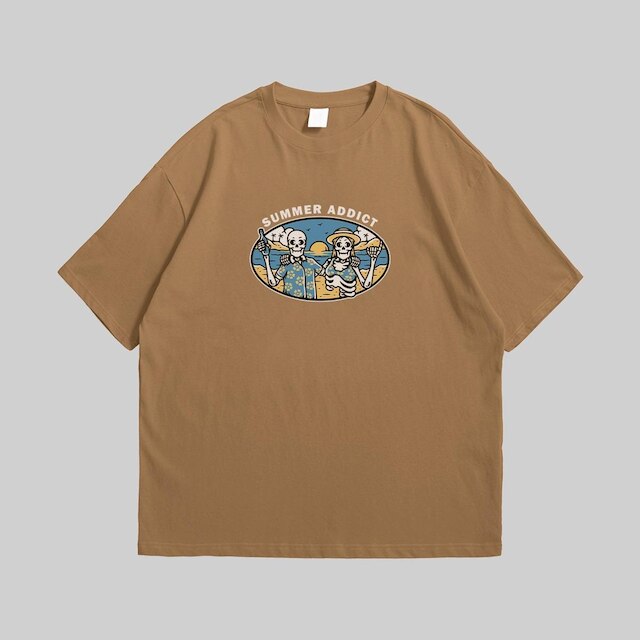 Camiseta Techmalhas Estampada Oversized Premium Masculina